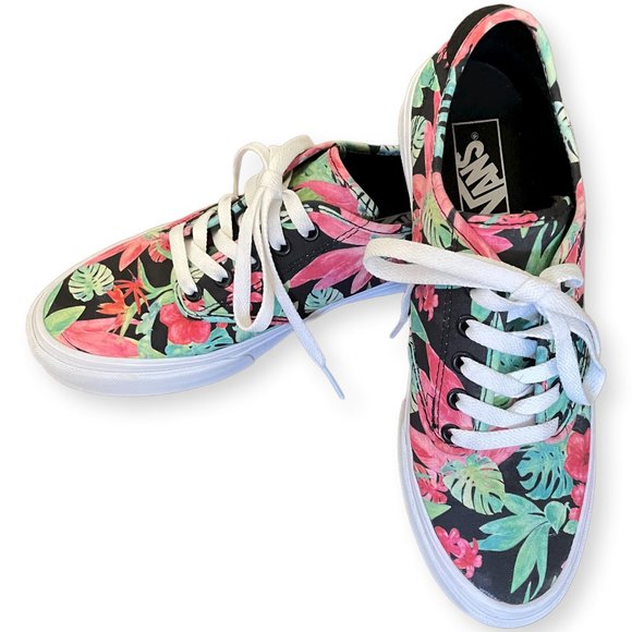 Vans Shoes - Vans Tropical Hawaiian Print Sneaker Size 9
